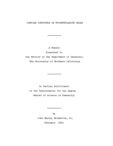 Complex compounds of trimethylamine oxide