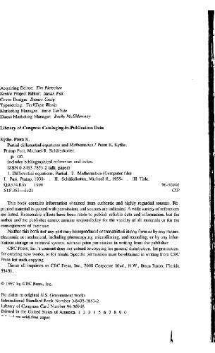 Schaeferkotter M.R. Partial differential equations and Mathematica