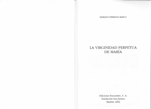 La virginidad perpetua de María