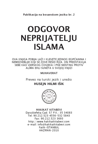 Odgovor Neprijatelju Islama