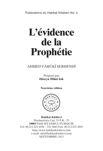 L’évidence de la Prophétie