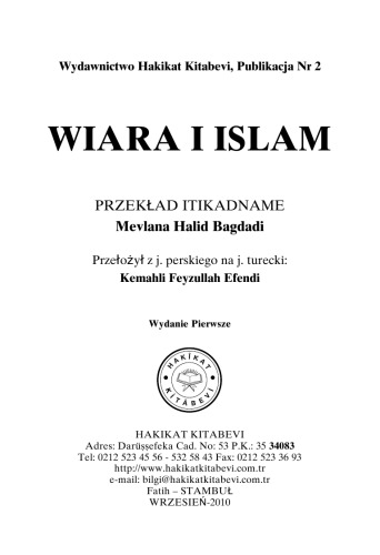 WIARA I ISLAM