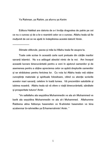 CREDINȚA ȘI ISLAMUL