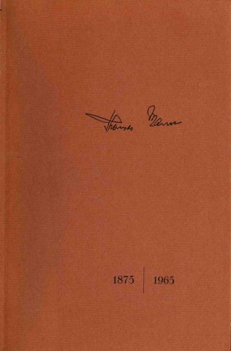 Thomas Mann. Erinnerungen an meinen Vater / Thomas Mann in Übersetzungen. Bibliographie
