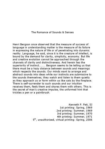 Sound ways: Is a book of sound pomes [i.e.] poems and ideas