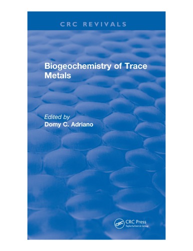 Revival : Advances In Trace Substances Research