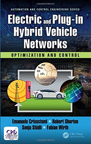 Electric and Plug-in Hybrid Vehicle Networks: Optimization and Control