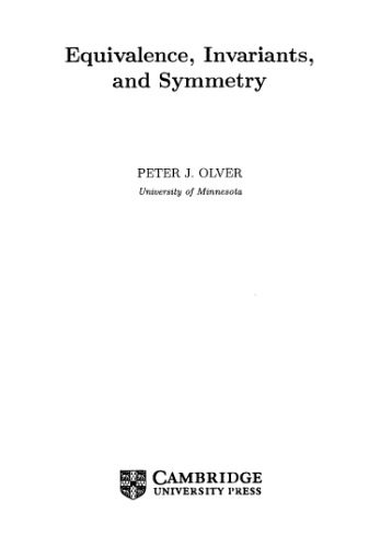 Equivalence, invariance, and symmetry