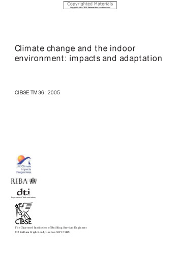TM36: Climate Change and Indoor Environment: Impacts and Adaptation