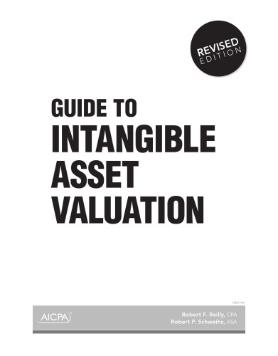 Guide to intangible asset valuation