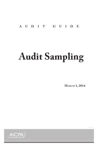 Audit sampling