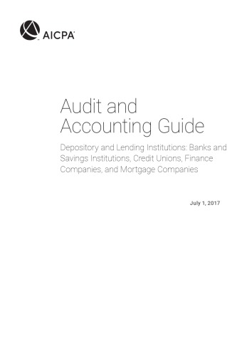 Depository and lending institutions : banks and savings institutions, credit unions, finance companies, and mortgage companies