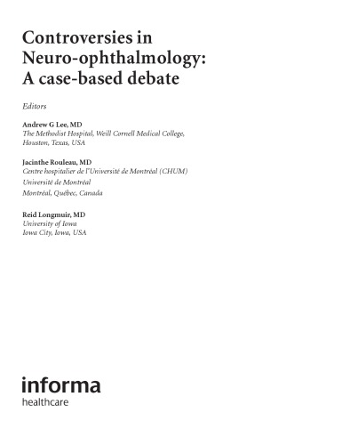 Controversies in Neuro-Ophthalmology