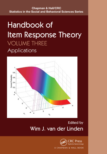 Handbook of item response theory, volume three: applications