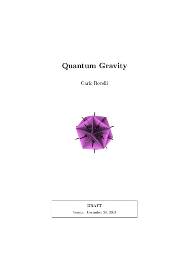 Quantum gravity