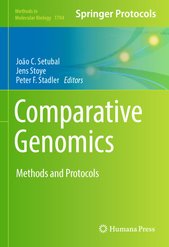 Comparative Genomics: Methods and Protocols