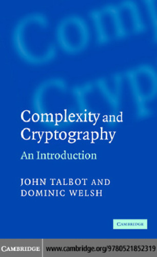 Complexity and Cryptography