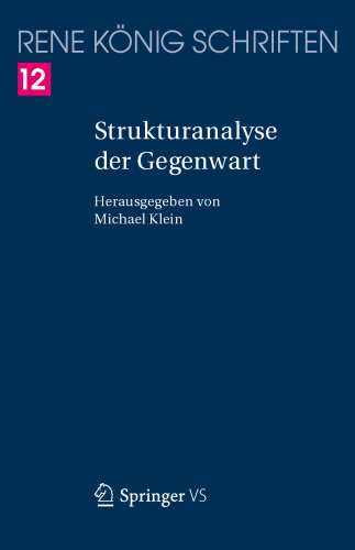 Strukturanalyse der Gegenwart