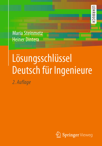  Lösungsschlüssel Deutsch für Ingenieure