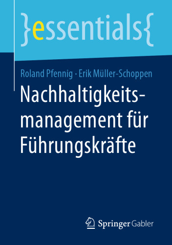  Nachhaltigkeitsmanagement für Führungskräfte