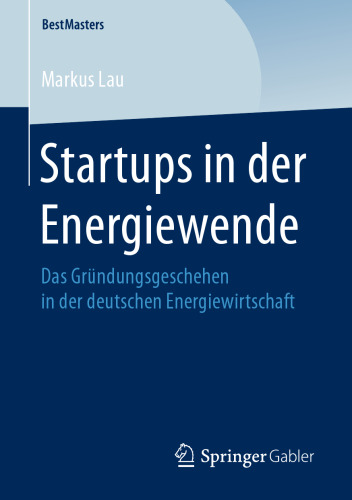 Startups in der Energiewende: Das Gründungsgeschehen in der deutschen Energiewirtschaft