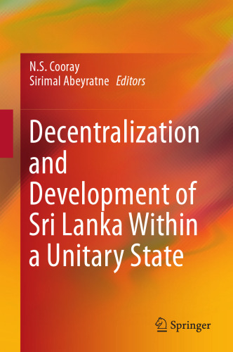  Decentralization and Development of Sri Lanka Within a Unitary State