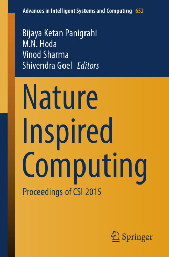 Nature Inspired Computing: Proceedings of CSI 2015