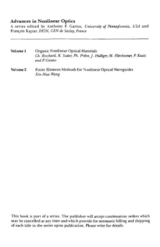 Finite Element Methods for Nonlinear Optical Waveguides