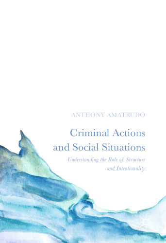  Criminal Actions and Social Situations: Understanding the Role of Structure and Intentionality