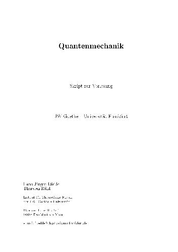 Quantenmechanik 004