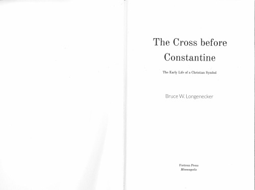 The Cross before Constantine