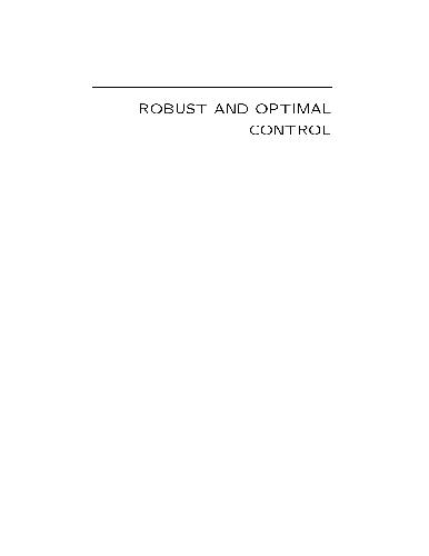 Robust and optimal control