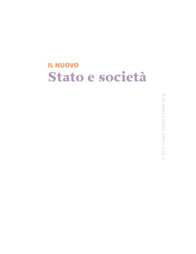 Il nuovo Stato e società. Dizionario ragionato di cittadinanza e Costituzione