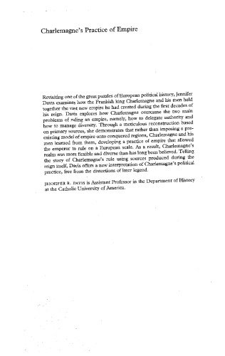 Charlemagne’s Practice of Empire