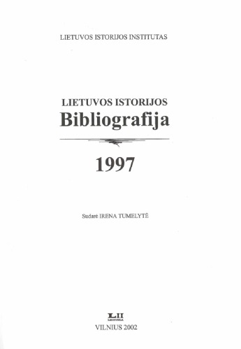 Lietuvos istorijos bibliografija 1997