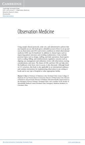 Observation Medicine