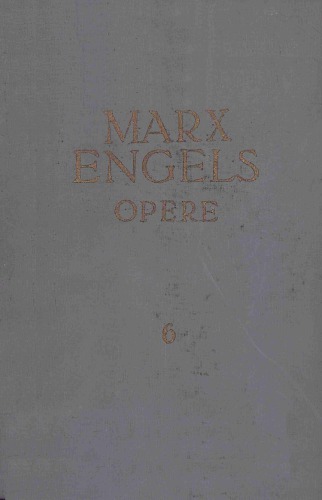 Karl Marx, Friedrich Engels. Opere