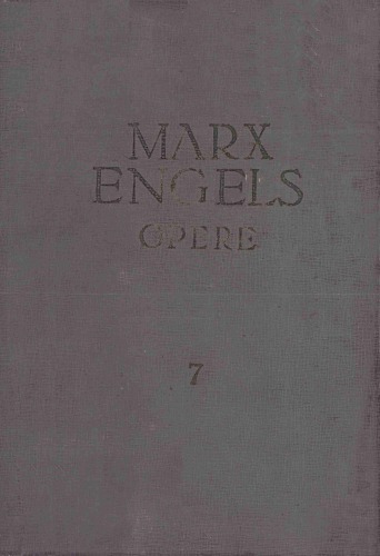 Karl Marx, Friedrich Engels. Opere