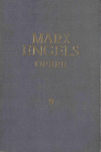 Karl Marx, Friedrich Engels. Opere