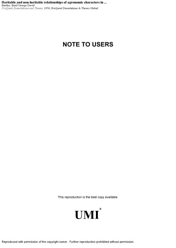 Heritable and non-heritable relationships of agronomic characters in successive generations of soybean crosses