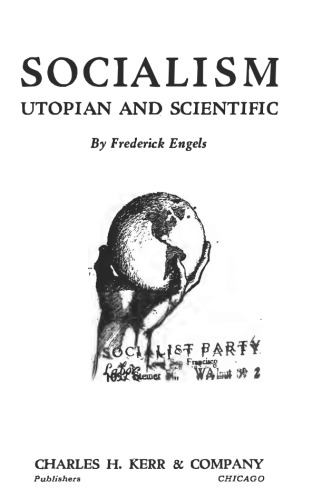 Socialism: Utopian and Scientific