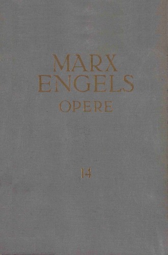 Karl Marx, Friedrich Engels. Opere