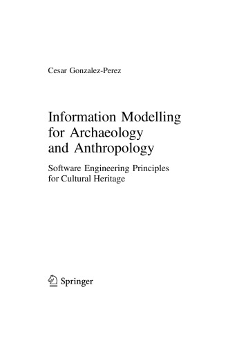 Information Modelling for Archaeology and Anthropology