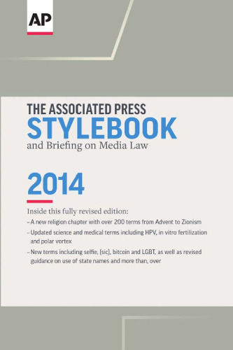 Associated Press stylebook 2014