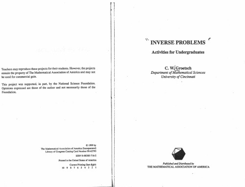 Inverse Problems(actividades de clase)