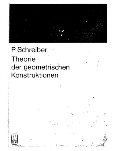 Theorie der geometrischen Konstruktionen