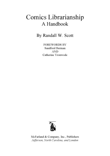 Comics librarianship : a handbook