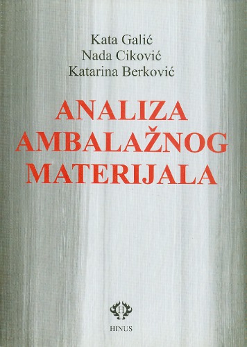 Analiza ambalažnog materijala