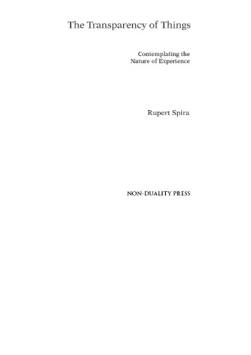 The Transparency of Things