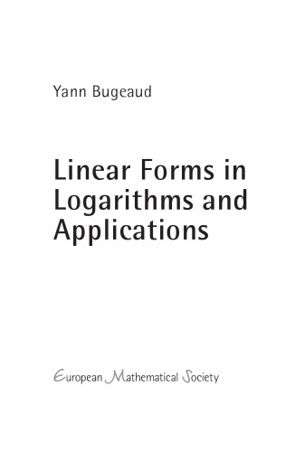 Linear Forms in Logarithms and Applications